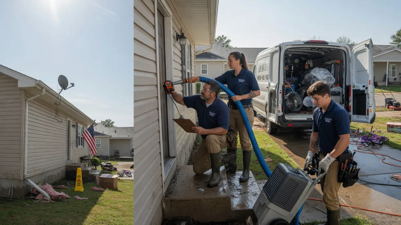 Ceiling Water Damage Restoration in Bern, KS near me